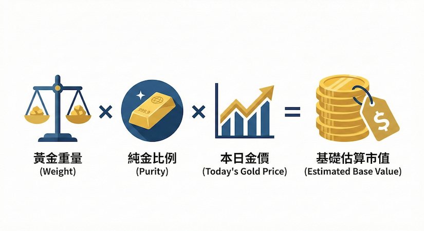 當鋪黃金價格怎麼算？計價公式大公開