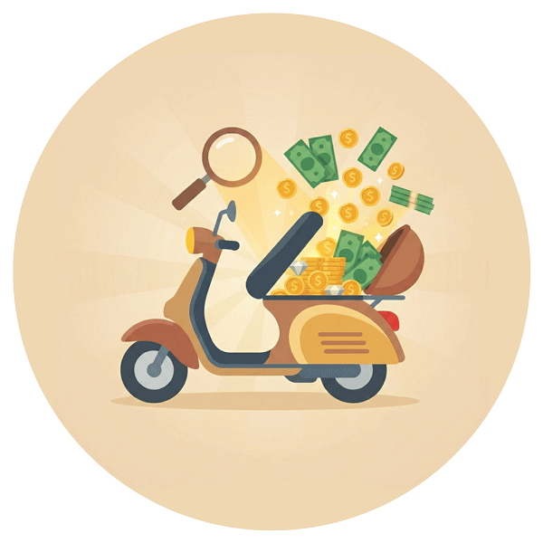 彰化機車高額估價示意圖-機車與重機皆可貸最高額度