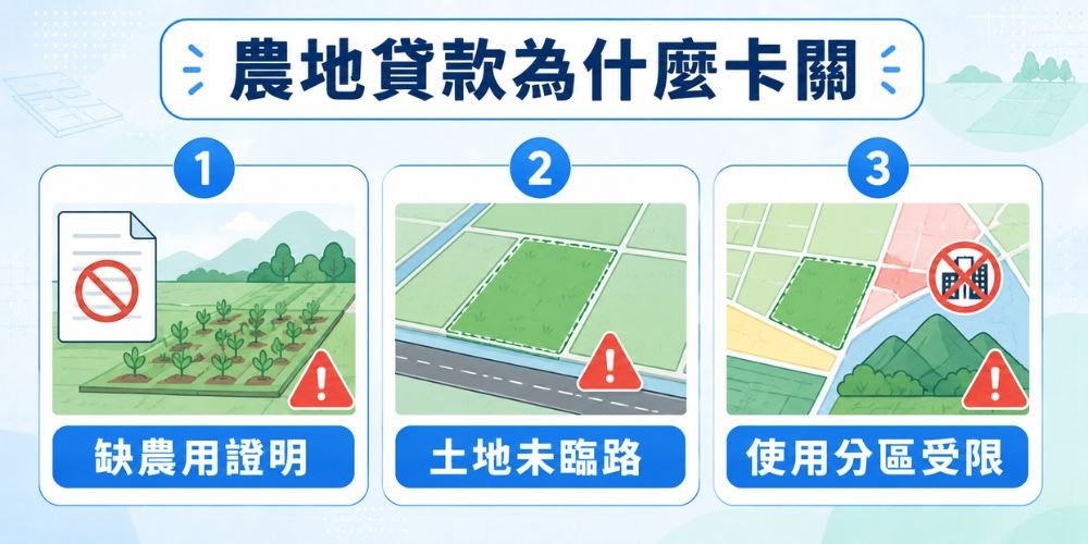 農地貸款為什麼卡關