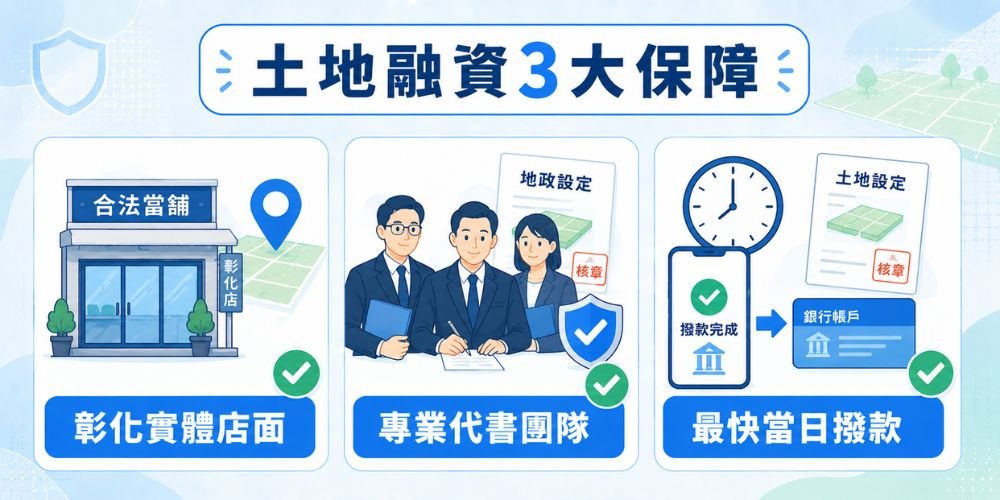 土地融資3大保障